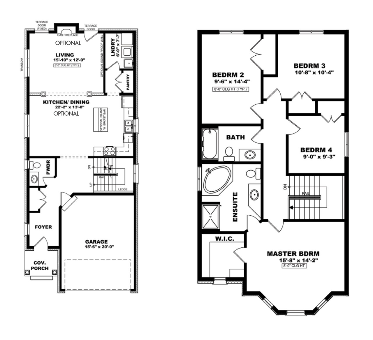 Floor Plans Pinewood Niagara Builders