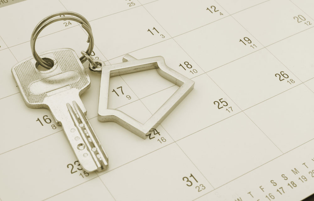 keys on calendar