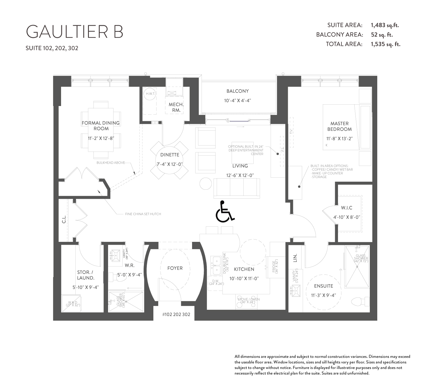 floor plan Gaultier-B