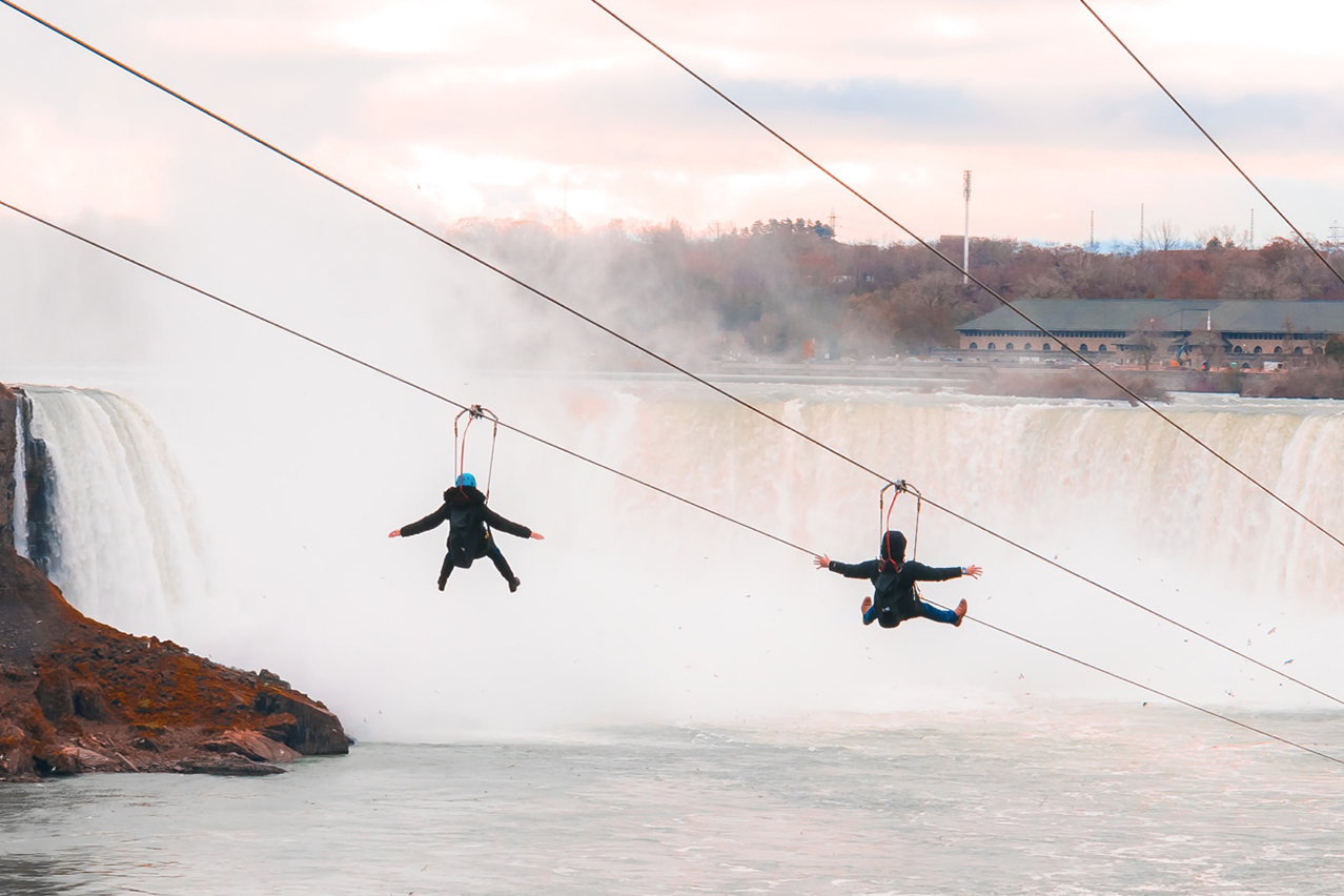 zipline to the falls