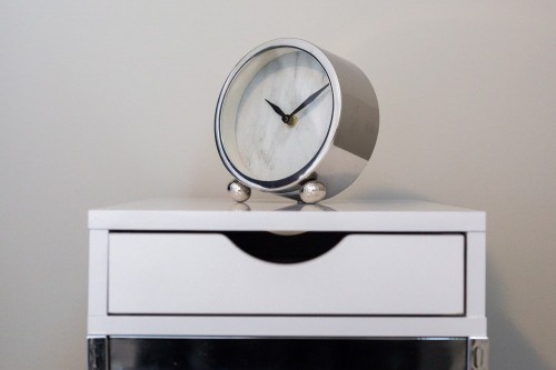 Clock on Small Table